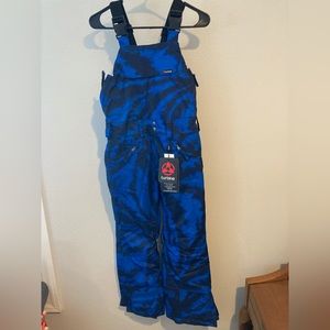 NWT Turbine Kids Ski Bib Overalls